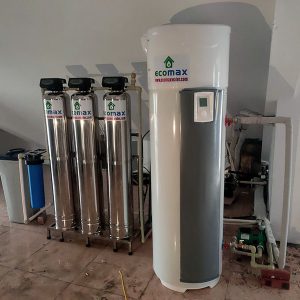 Máy nước nóng trung tâm heat pump nhập khẩu pháp