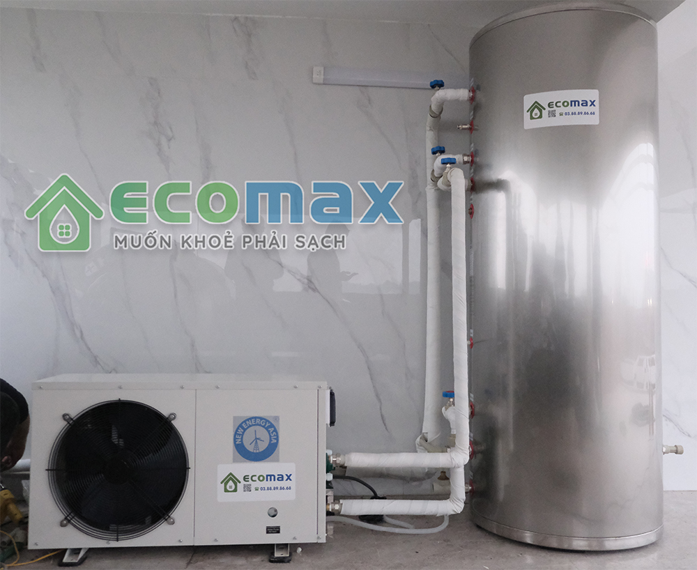 Ecomax hoàn thiện công trình máy nước nóng và lọc nước đầu nguồn tại Quảng Ninh