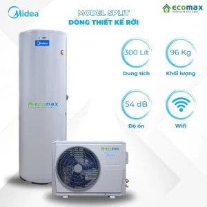 Thông số kỹ thuật máy nước nóng dân dụng Midea dung tích bình 300 Lít