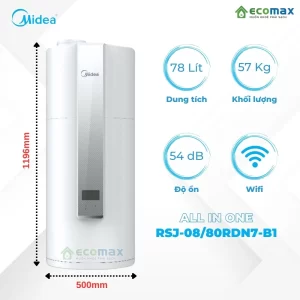 Máy Heat Pump Midea RSJ-08/80RDN7-B1