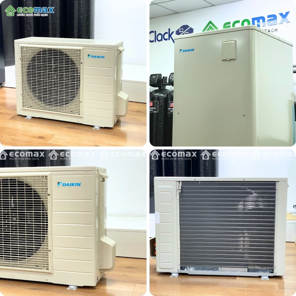 Máy nước nóng trung tâm Daikin EQA37YFHV 370L Áp cao, Tăng cường diệt khuẩn 8 Chi tiết máy nước nóng trung tâm Daikin EQA37YFHV 370 Lít Ecomax