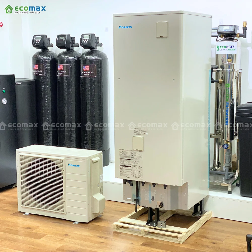 Máy nước nóng trung tâm Daikin EQA37YSV 370 Lít Nhật Bản 9 Máy nước nóng trung tâm Daikin EQA37YSV 370 Lít Ecomax phân phối lắp đặt chính hãng